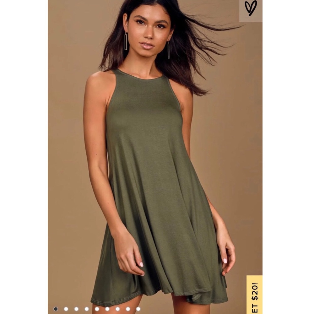 NWT Lulus Green Dress